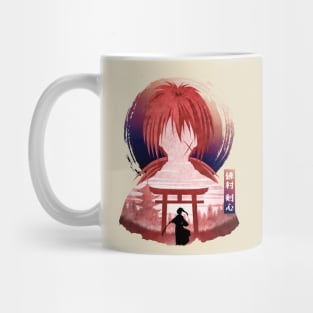 Minimalist Silhouette Kenshin Mug